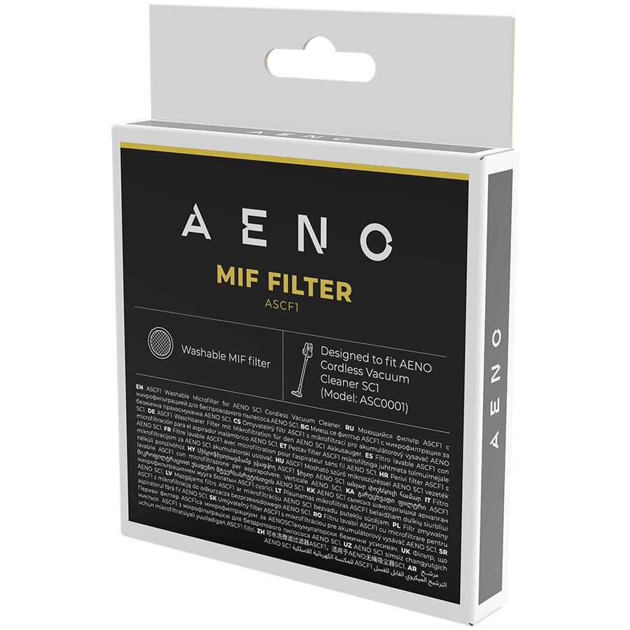 Aeno ascf1 washable mif filter for sc1 vacuum cleaner 1 pc.