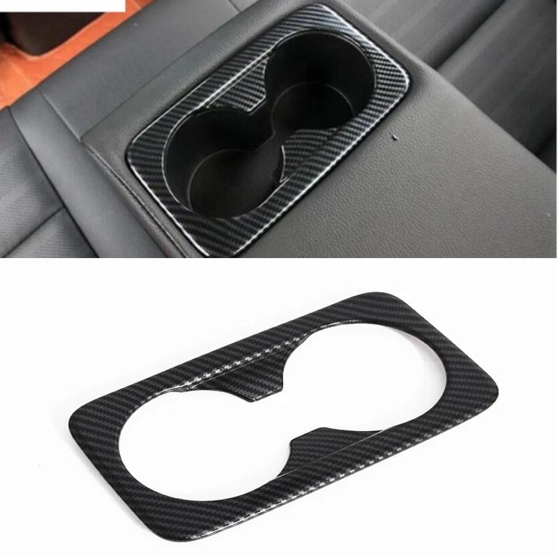 For Kia Seltos     Window Switch Cover Trim Gear Shift Panel Water Cup Holder Cover ABS Carbon Interior Accessories