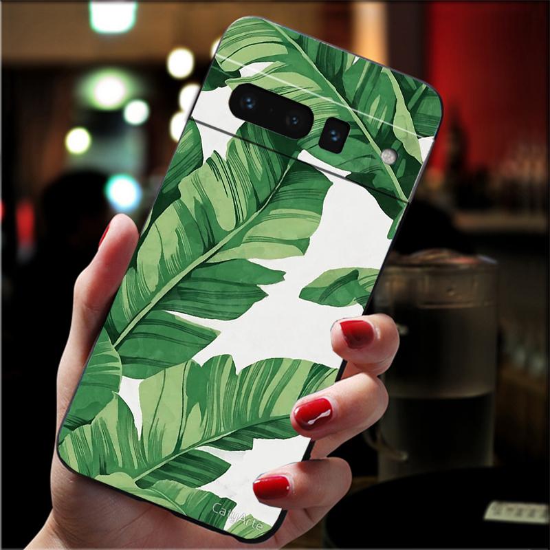 

Phone Case For Google Pixel 10 9 Pro XL 9A 8 7 6 Pro Pixel 8A 7A 6A Pixel 8 7 6 5 Palm tree Leaves Google Pixel 8a