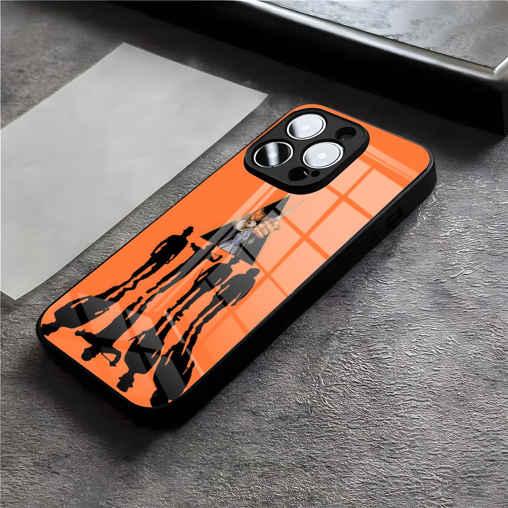 A Clockwork Orange Film Phone Case For IPhone 17 Air 16 E Pro Max 15 14 13 Mini 12 Pro 11 Max Plus Black Glass Cover