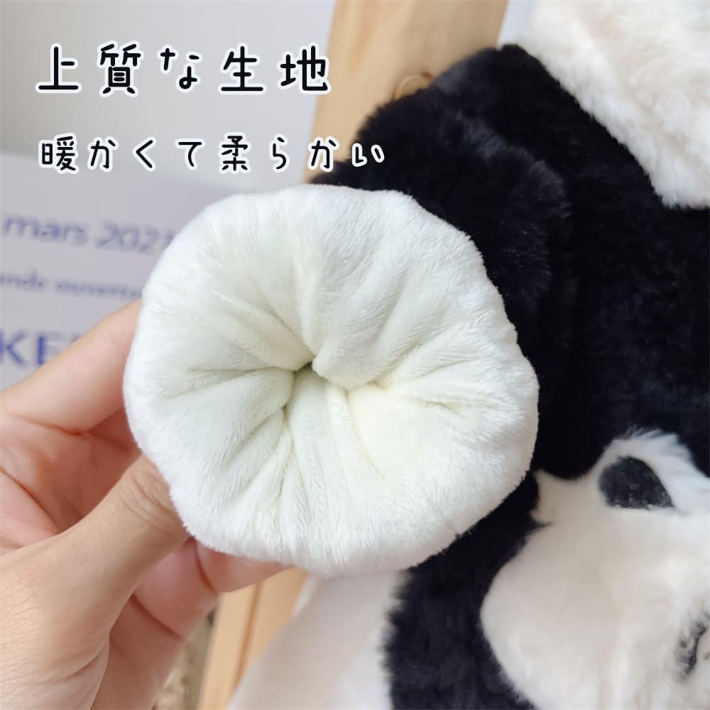 giminuo Baby Panda Jumpsuit Pajamas Loungewear with for and Animal Cold Weather Baby Shower Gift Romper/Coverall Hood, Unisex, Spring, Autumn, Winter,