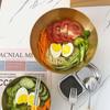1pcs/3pcs Stainless steel salad bowl, golden cooking basin, mixing bowl with scale, household multifunctional set
