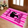 Custom Name Princess Unicorn Living Room Non-Slip Area Rug Soft Carpet for Bedroom Kids Playroom Sofa Office Home Decor Doormat