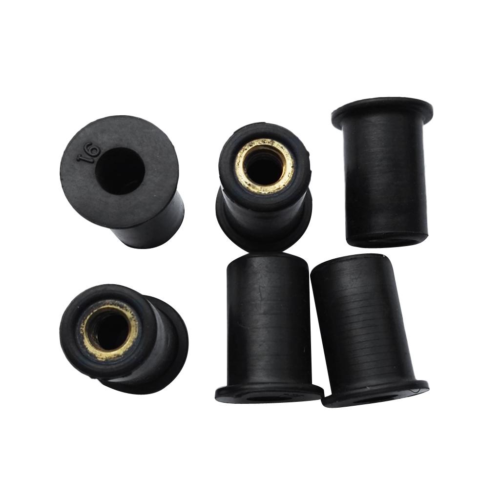 M6 Metric Rubber Grommet Blind Fastener Windscreen Kayak Accessories