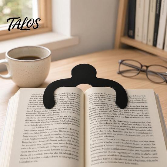 Creative Book Page Clip 3D Printed Bookmark, Hands Free Reading Design, Black And White Clip, Securely Fun Accessory, for Students Office Use