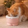 Non-Slip Ceramic Pet Bowl Anti-Spilling Large Capacity Cervical Spine Bowl Guarded Neck Anti-Overturning Bowl Dog Drinking