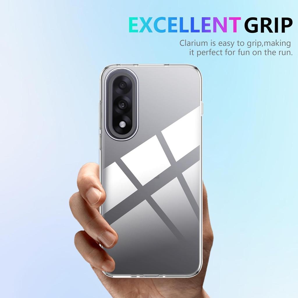 Para Capa OnePlus Nord 5 5G TPU Transparente Capa de Telefone+2 Peças Película de Vidro Temperado para Ecrã Borda Arcada 2.5D