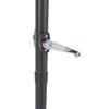 LED Sun Umbrella with Steel Pole Black 225 X 225 X 212 Cm