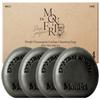 Monfree Large Capacity Houttuynia Cordata Black Charcoal Pore-Tightening Whitening Beauty Soap Tea Tree Forest Scent, 4 pcs, 125g