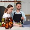 Wooden Serving Tray Large Octopus Shape Bread Fruit Platter Charcuterie Board Cheese Platter Food Dish for Kitchen
