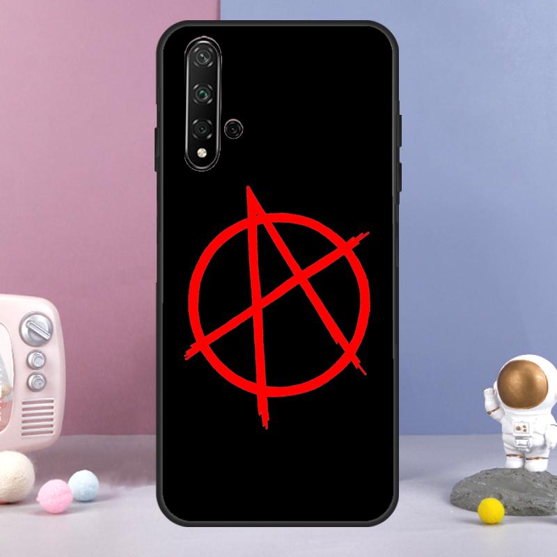

Anarchy Symbol A For Huawei Nova Y70 Y90 Y60 Y72 Y73 Y61 Y91 7i 8i 11i 12i 12s 9 10 SE P20 P30 P40 Lite Case Nova 11 Pro