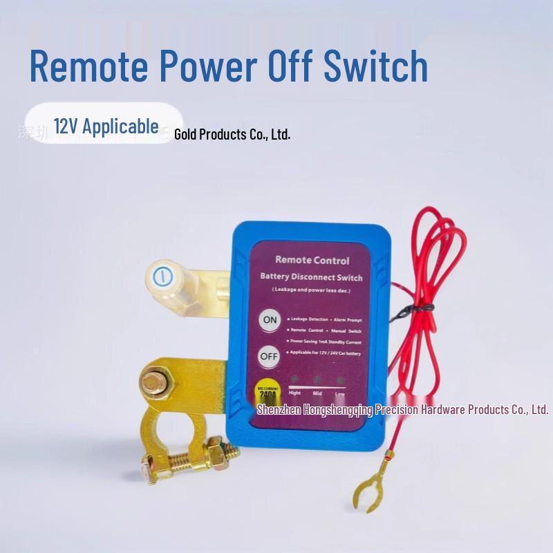 

12V/24V 240A High-Power Car Battery Disconnect Switch – Anti-Leakage & Power Loss Protection
