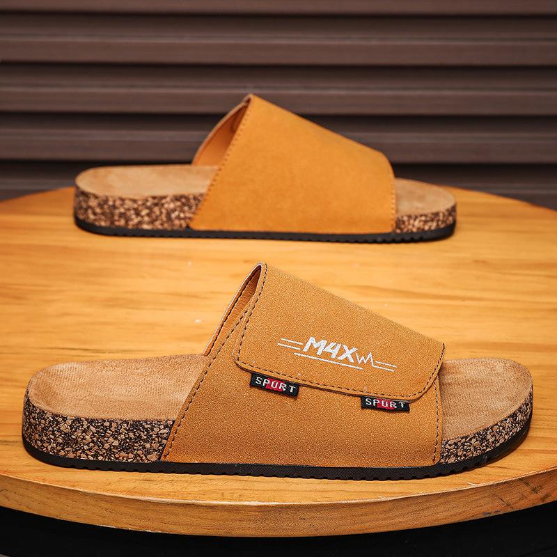 Spring and Summer New Men's Trend Simple Slippers Fashionable and Comfortable Young Students Casual Versatile Sandals