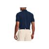 Under Armour Vanish Seamless Logo Print Loose Fit Short Sleeve Polo Shirt Men tops Academy-Blue 1370098-408