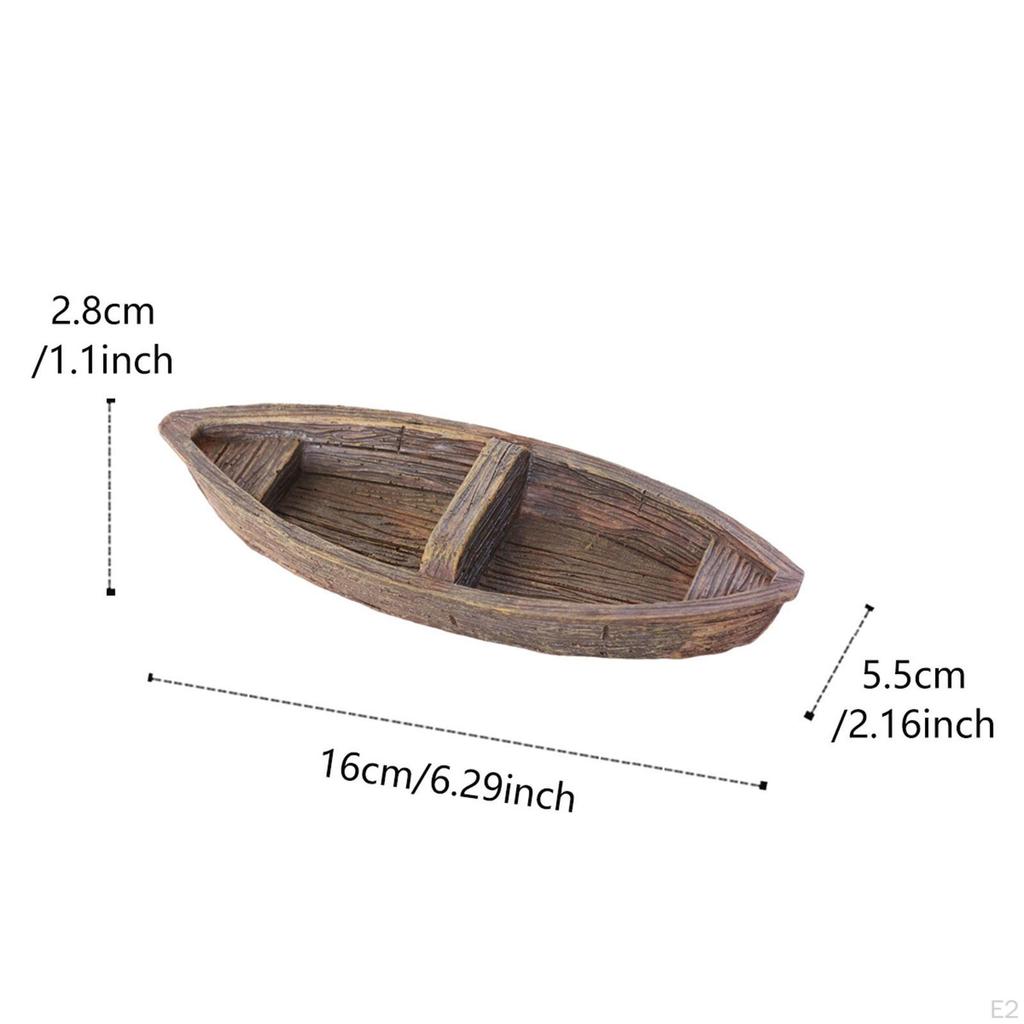 Aquarium Floating Boat Ornament, Durability, Versatile, Decorative, Fish Tank Decor