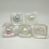 Luminous Heart-shaped Maltose Squeeze Toy Shine At Night Squishy Mochi Decompression Toy Soft Slow Rebound Toy Christmas Gifts