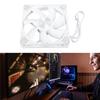 PC Case Fan 120mm PWM NaIntelligent Control MFDB Bring Case Cooling Fan with 4 Pin Extension Cable 12V