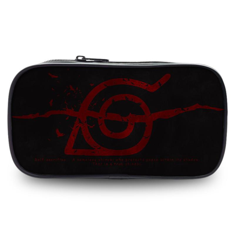 Naruto Themed Anime Printed Student Single Layer Stationery Storage Bag Pencil
