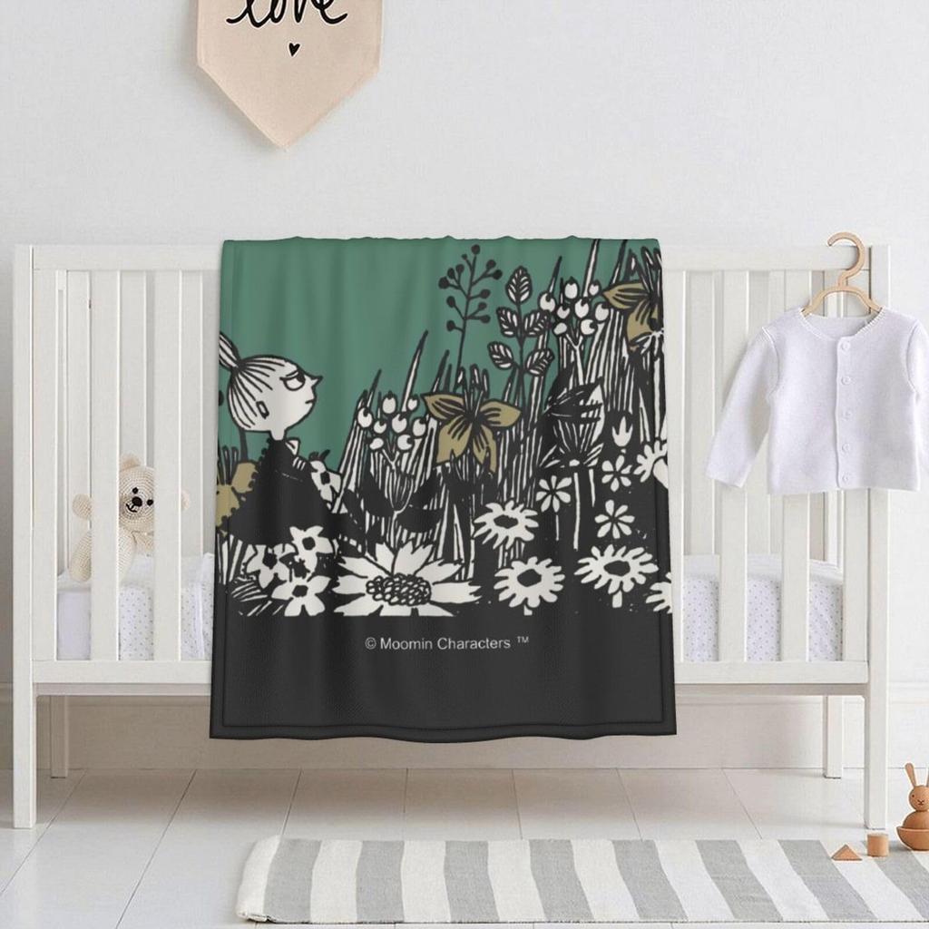 Mummitrollet Lille My Sommer Perfekt for Air Kompakt og Vaskbar av Egnet for Alle Kne Skulder Lur Barnehagepledd, Kondisjonering, THEBEASTPIE. Barn,