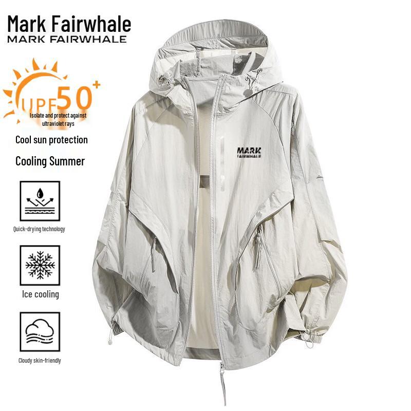 Mark Fairwhale Men's Summer Hooded Sun Protection Jacket