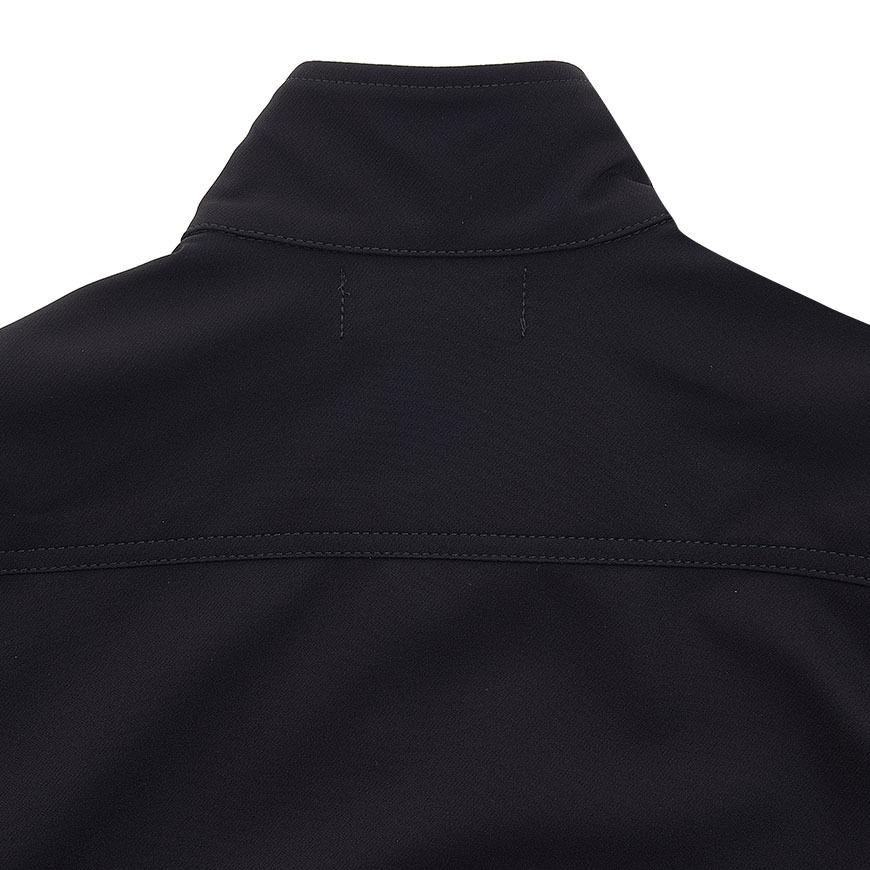 Stone Island Logo Patch Zip Long Sleeve Jacket Kids jackets Black 7716Q0312-V0029