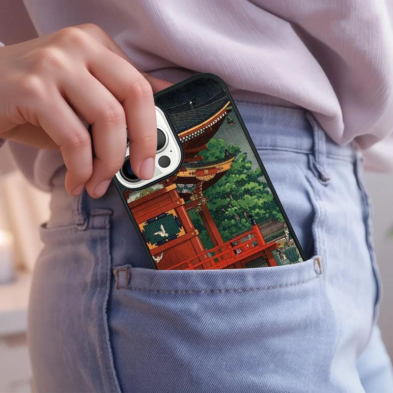 Japanese Ukiyo-e Art Phone Case For iPhone 17 Air 15 16e 14 13 Pro Max Coque 12 11 Pro Max PLUS Cover