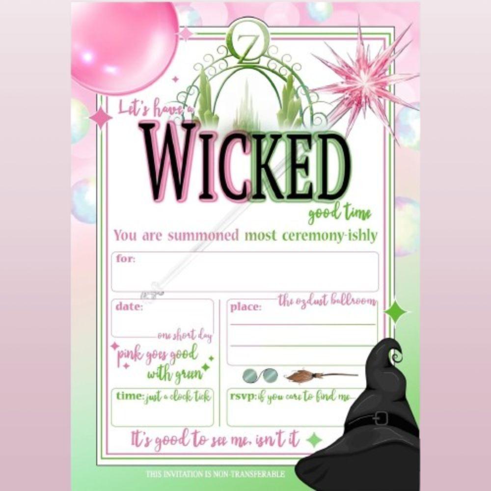 15pcs with Envelopes Greeting Card Let's Have a Wicked Good Time Gift Card  Wedding Shower