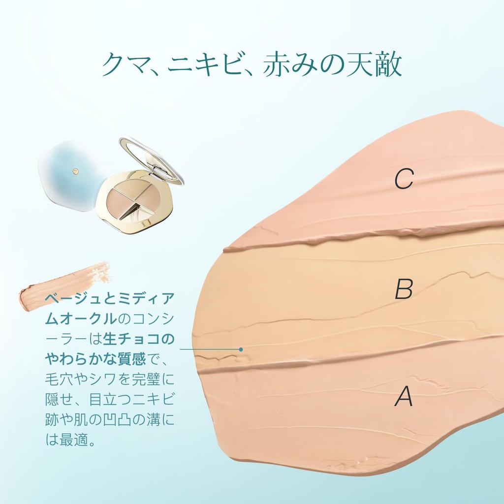 TIMAGE Concealer Palette Creamy Texture Covers Tear Acne Dark Nasolabial and Corners of the Mouth Concealer for the Eyes Concealer for the Face Long