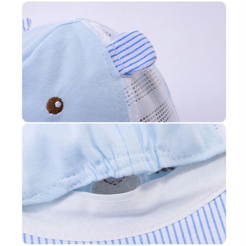 Cotton Baby Bucket Hat UV Protection Beach Cap Fashion Sun Cap  Outdoor