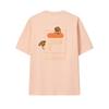 FILA Original Classic Versatile Comfortable T-Shirt Men tops Rose-Deep-Pink F61M629103FPK