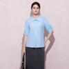 [Fashionable Classic Commuting Shirt] Women's Spring/Summer Versatile Casual Daily Loose Edition Five Sleeve Shirt