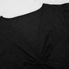 Women's Fashion Casual Dress V-neck Short Sleeve Kink -Color Dress