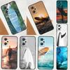 Surf Surfboard Case For Realme C67 C75 C61 C55 C53 C51 C21Y C25S 10 11 12 13 14 Pro Plus GT 6T 6 5 GT7 Pro