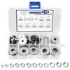 Metal Washers 135 Pieces 304 Stainless Steel 12 Sizes to for Enhanced Stability and Vibration Resistance in Assembly Work