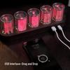 RGB Nixie Tube Clock: Creative Desktop Digital Ornament and Hot Seller