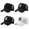 Casual Mesh Summer Baseball Cap Hip Hop Letter Sports Cap Adjustable Breathable Trucker Cap Outdoor