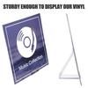 Record Stand Display Album LP Cover No Assembly Required, Simple Clear Acrylic Tabletop Album Now Playing Holder, Fashions Gift