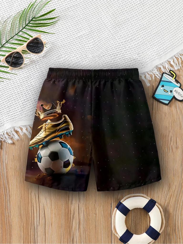 Kids' Quick-Dry Breathable Beach Pants - Versatile 3D Print for Summer Fun