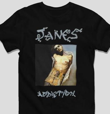Vintage Jane'S Addiction Perry Farrell Unisex T-Shirt Kurze Ärmel S-5XL Unisex T-Shirt