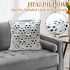 Decorative Square Throw Pillow with Soccer Ball Pattern Soft Textured Surface for Living Room Bedroom Sofa Chair Bed