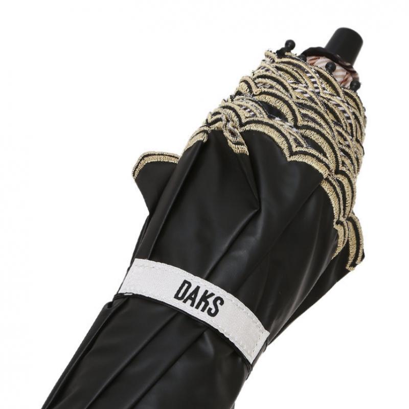 Daks Brown Check Umbrella Dbum5e110w2