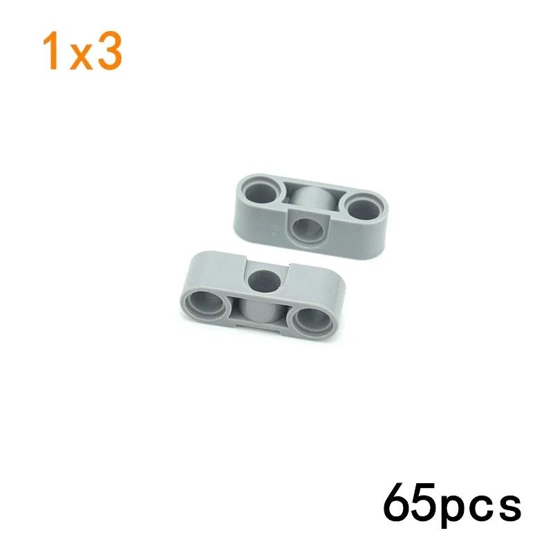 Technical MOC Thick Beam Studless Liftarm with Holes 1x3 1x5 1x7 1x9 1x11 Building Blocks DIY Toys