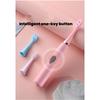 1pc White/Pink Electric Toothbrush Adult Model Soft Bristle Electric Toothbrush Battery Model Family Set Electric Toothbrush