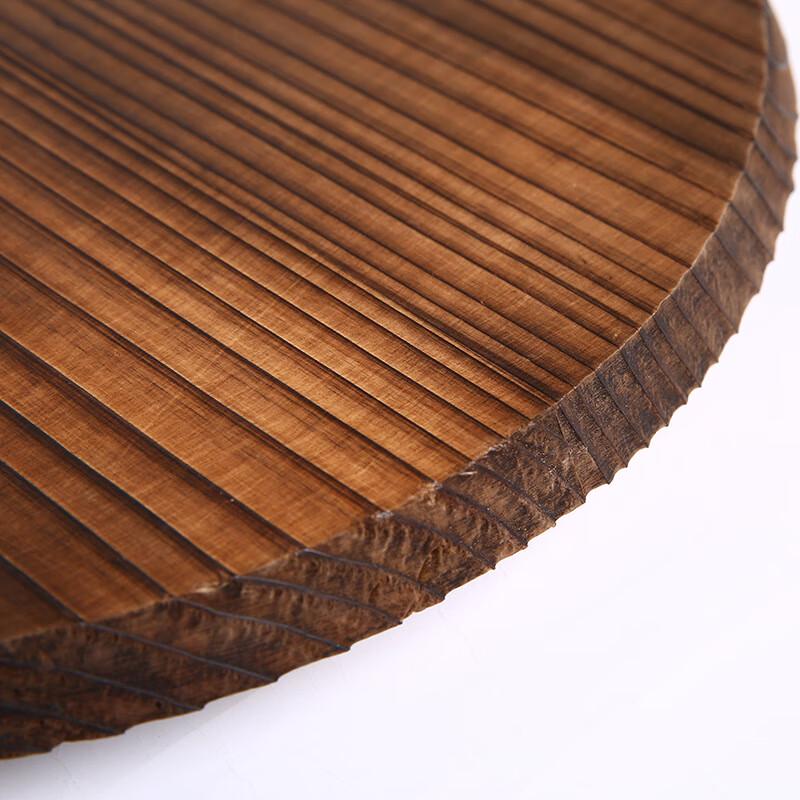 Lanshengjia Round Carbonized Wooden Pot Lid
