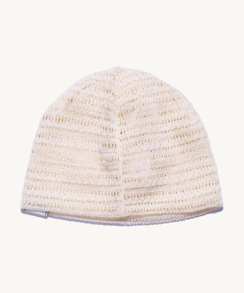 NOT NEW Nn Label Stripe Beanie Cream