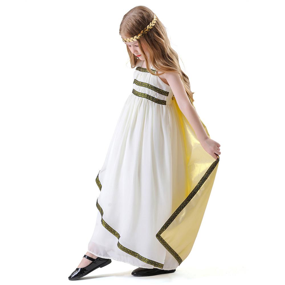 Ancient Greek Muse Cleopatra cosplay children adult parent-child masquerade costume