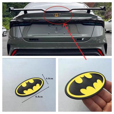 1 Pcs 3D Metal Bat Logo Emblem Stickers Auto Car Emblem Badge Sticker Car Styling Accessories Motorcycle Tuning Car-Styling