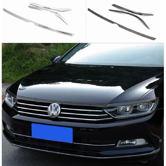 

Передняя решетка капота из нержавеющей стали, молдинг для губ, накладка, декоративная сетка для седана Volkswagen Passat B8 2016-2018-2022 гг.