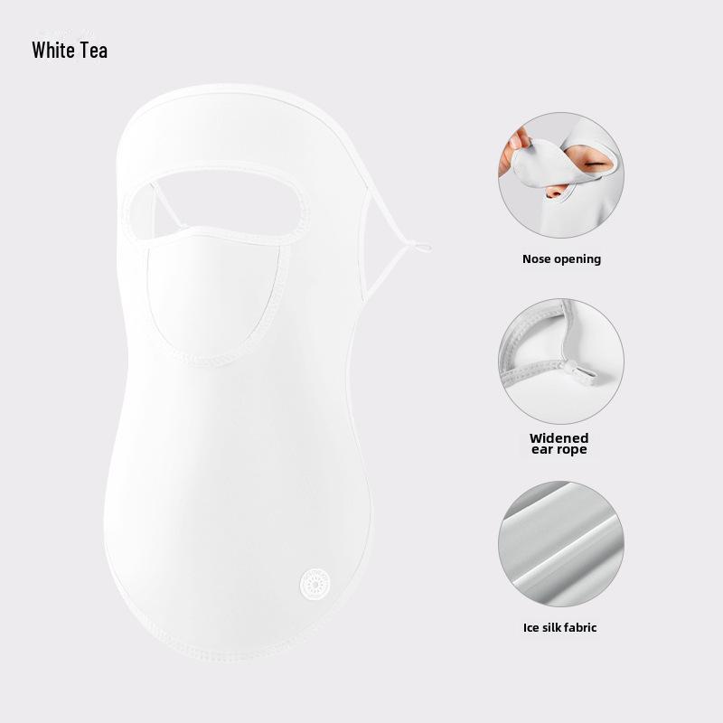 

Женская летняя солнцезащитная маска Ice Silk для велоспорта и гольфа на открытом воздухе - тонкая защитная маска Facekini (XTJ91)