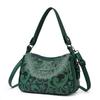 Elegante Borsa a Spalla in Ecopelle con Motivo Floreale per Donna Borsa a Tracolla Ispirata al Vintage